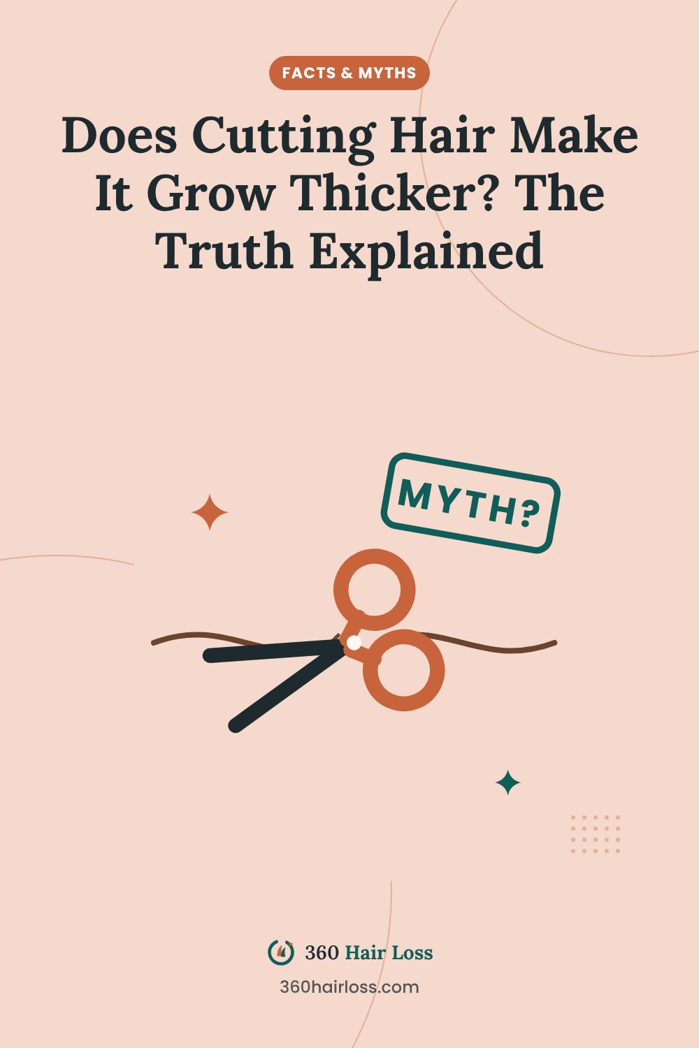 Does cutting hair make it grow thicker?, a guide from 360 Hair Loss