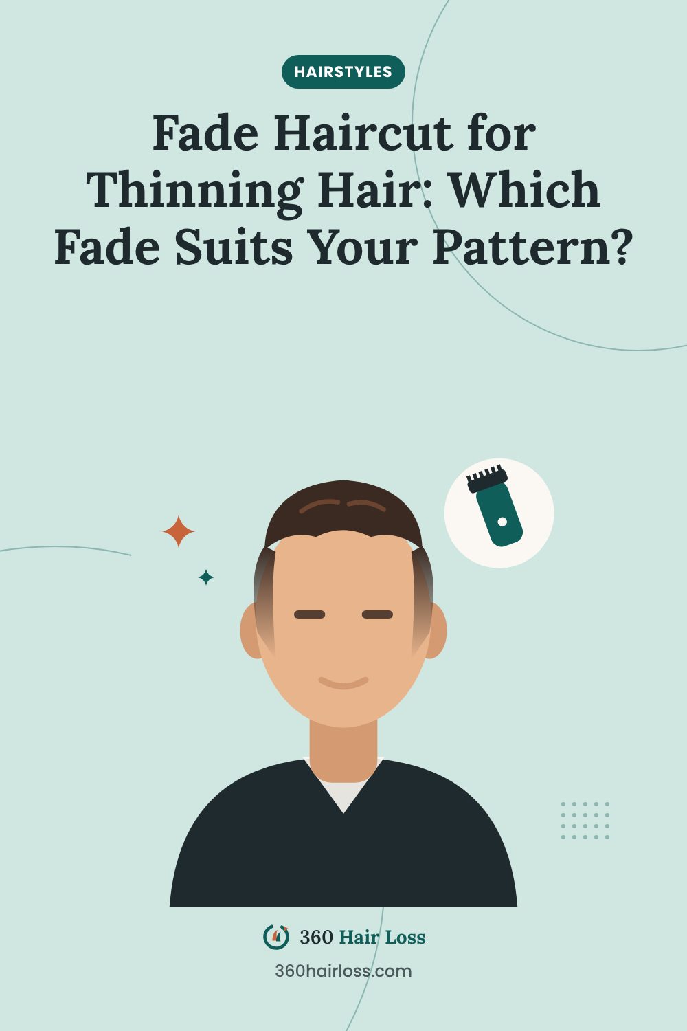 The best fade for thinning hair, a guide from 360 Hair Loss