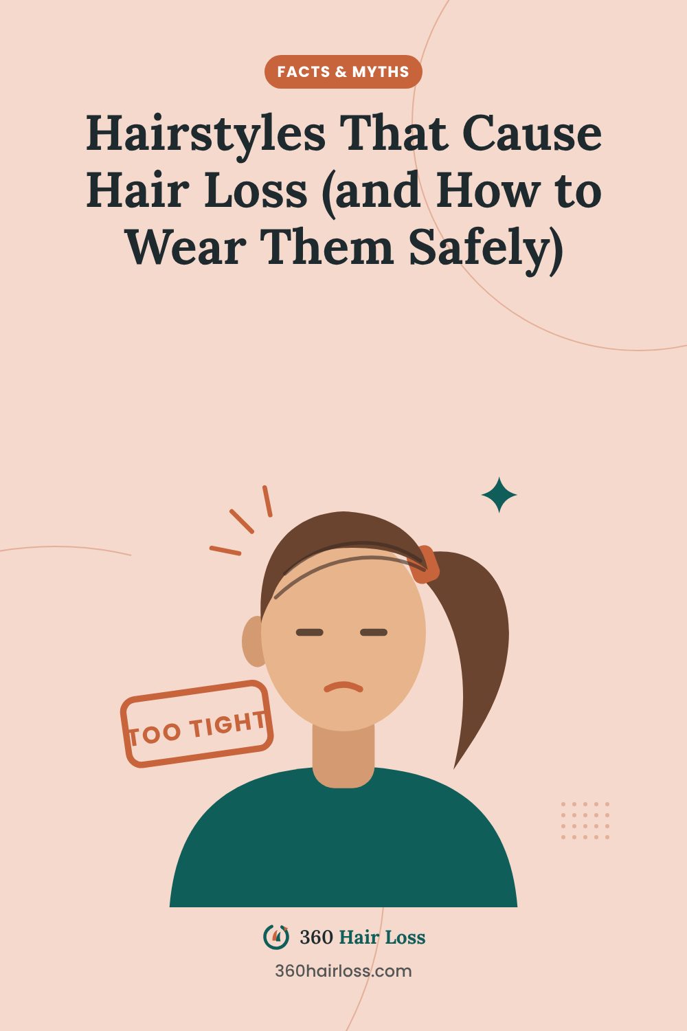 Hairstyles that cause hair loss, a guide from 360 Hair Loss