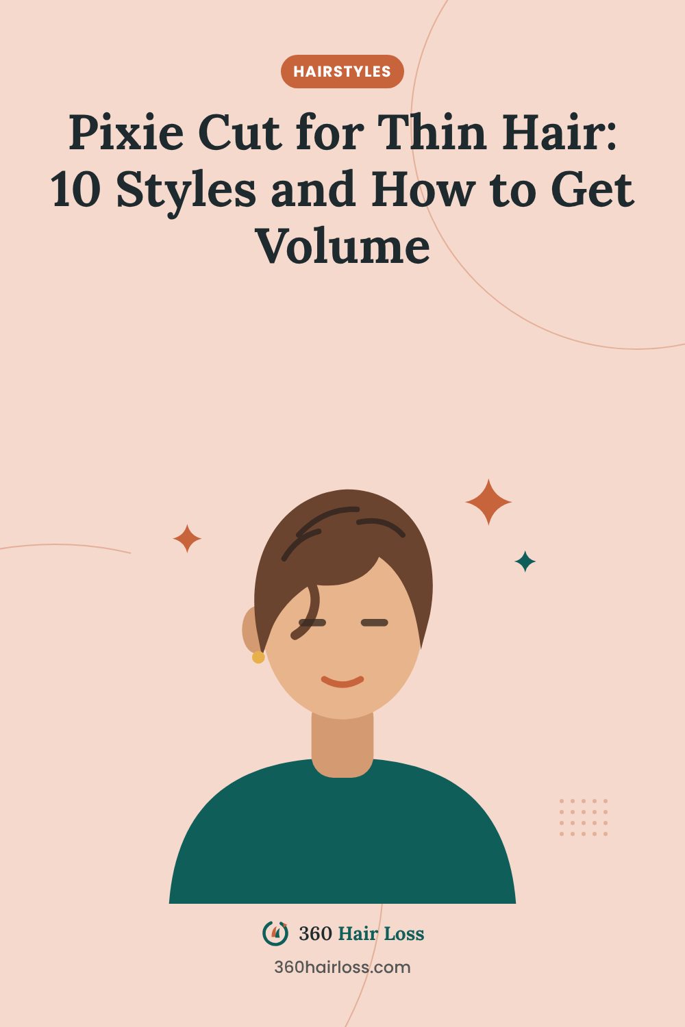10 pixie cuts for thin hair, a guide from 360 Hair Loss