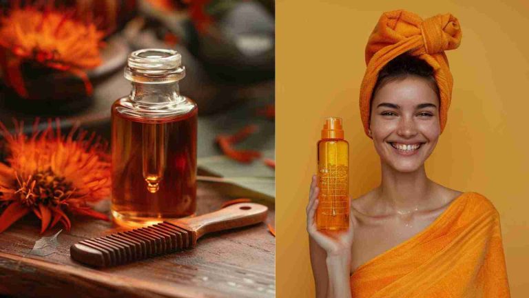 Safflower Oil Natural Treatment for Hair Loss Female