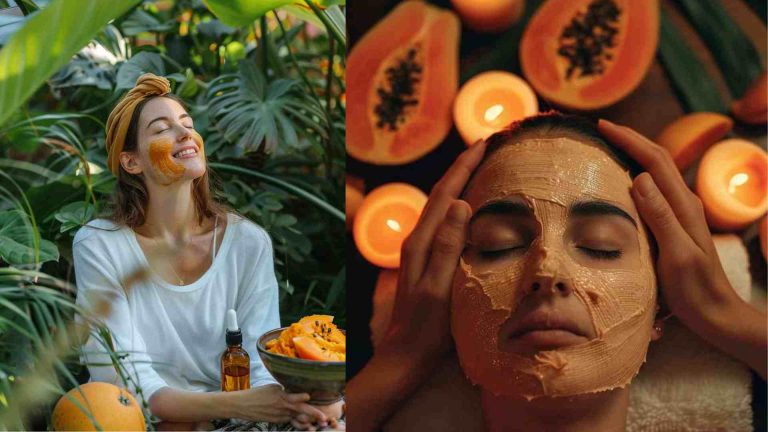 Papaya Mask Natural Treatment for Hair Loss Female