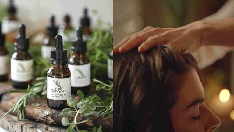 Massage with Essential Oils Treatment for Hair Loss Female