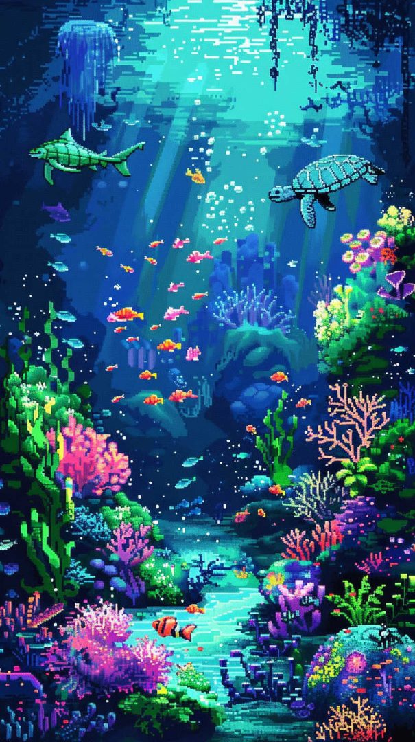 NFT Pixel Art Wallpapers for Mobile Phones | Free Download