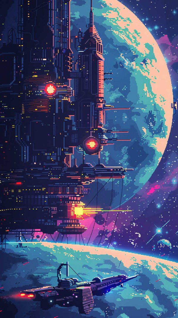 NFT Pixel Art Wallpapers for Mobile Phones | Free Download