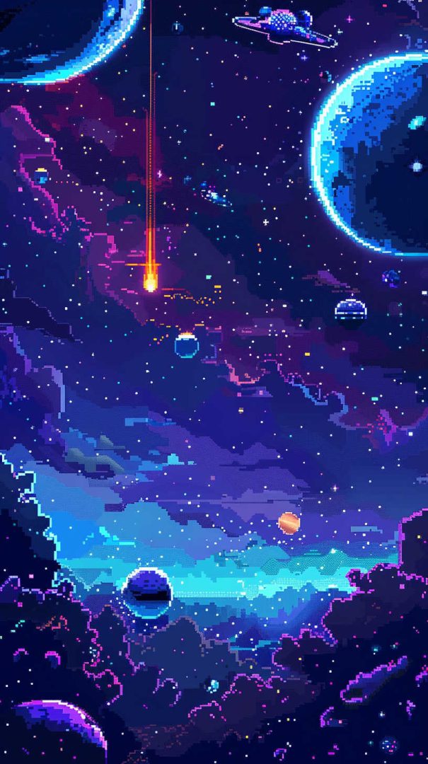 NFT Pixel Art Wallpapers for Mobile Phones | Free Download
