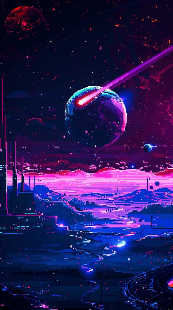 NFT Pixel Art Wallpapers for Mobile Phones | Free Download