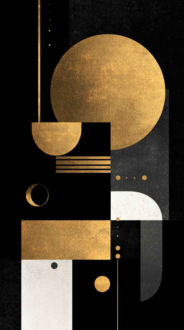 50+ Black Gold Wallpapers for iPhone & Android