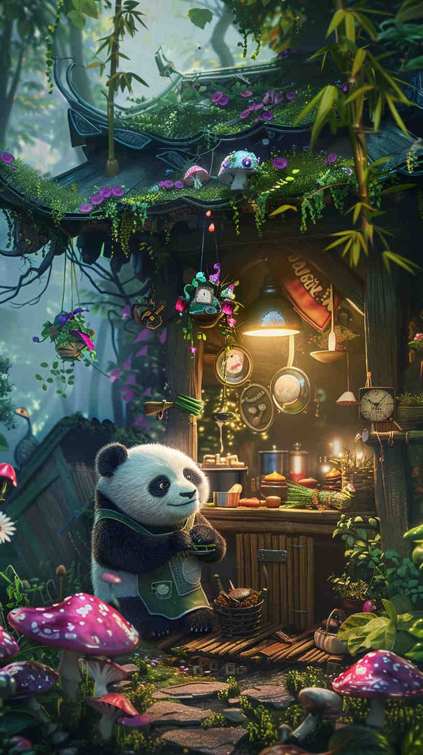 Cute Baby Panda Wallpaper – 4K Phone Backgrounds