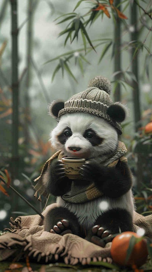 Cute Baby Panda Wallpaper – 4K Phone Backgrounds