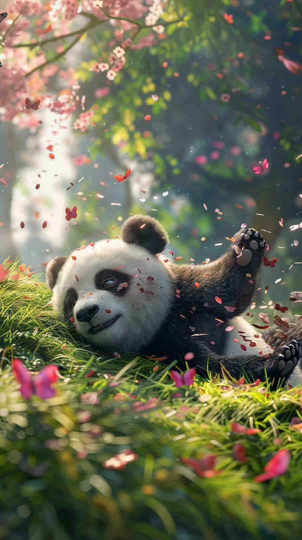 Cute Baby Panda Wallpaper – 4K Phone Backgrounds