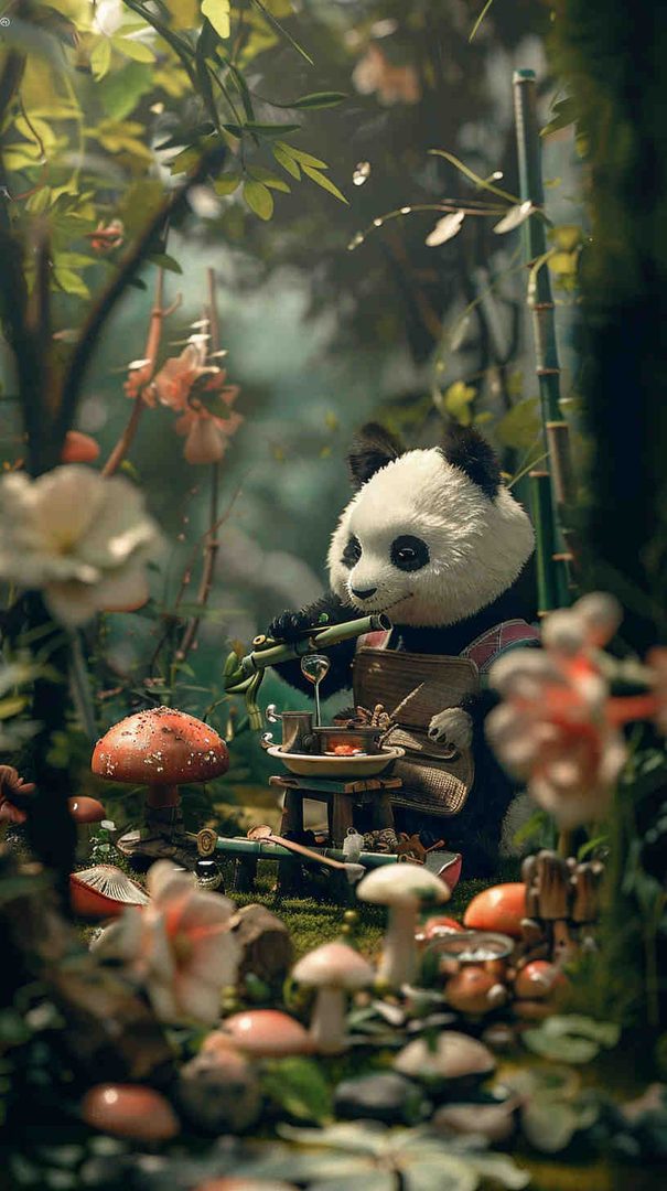 Cute Baby Panda Wallpaper – 4K Phone Backgrounds