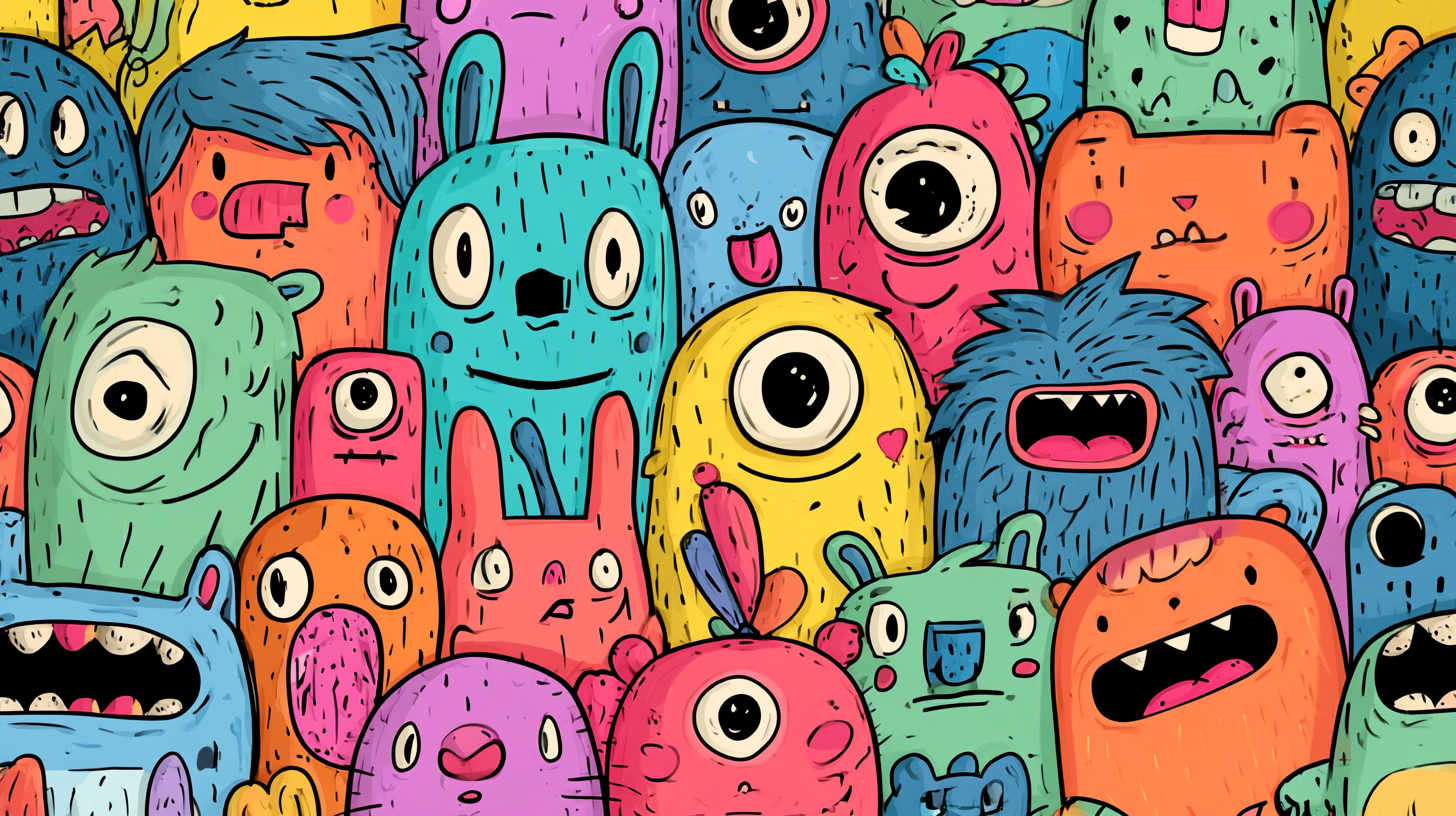 Doodle Wallpaper: 50+ Cute Designs to Download Free