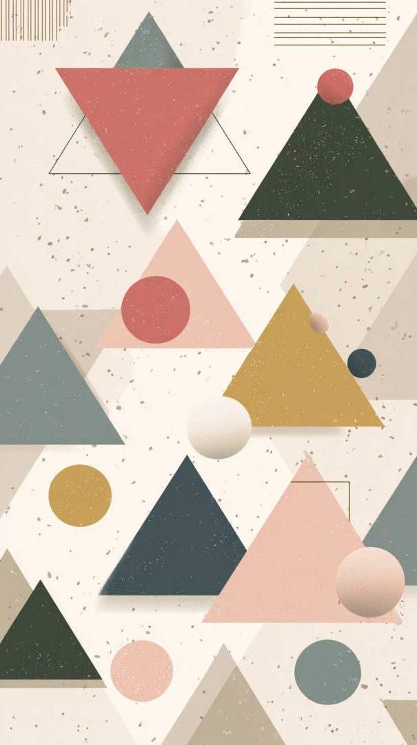 Trendy Geometric Phone Wallpapers (Download Free)
