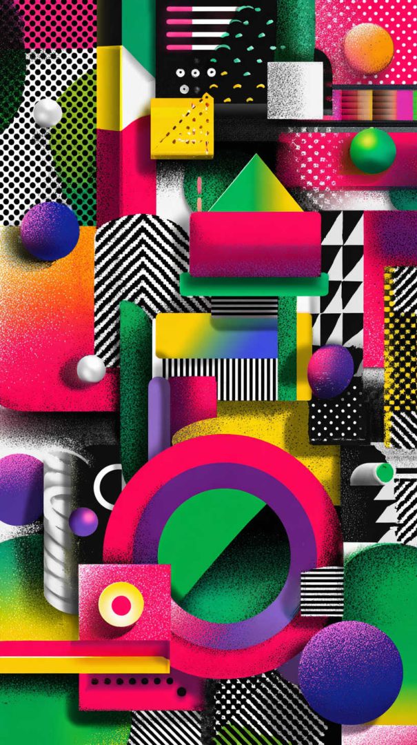Trendy Geometric Phone Wallpapers (Download Free)