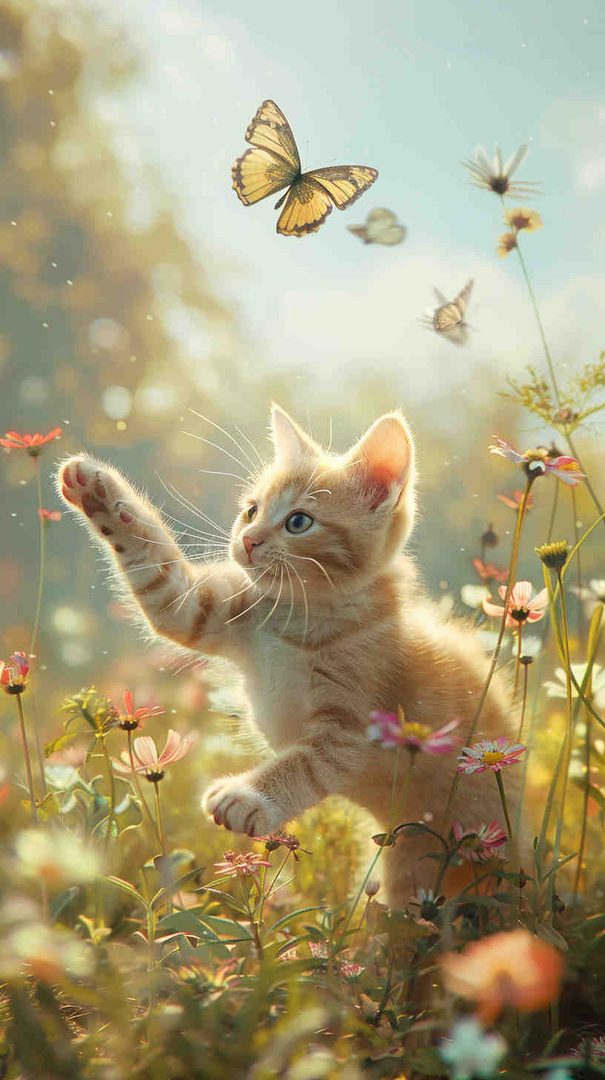Kitty Wallpaper for Phone: Cute HD Backgrounds