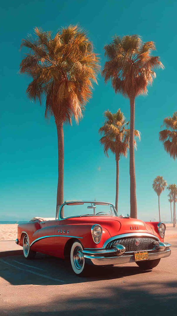 Retro Classic Car Wallpaper | Vintage Auto Vibes