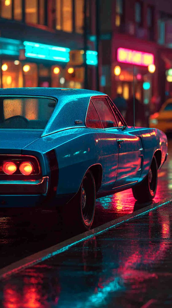 Retro Classic Car Wallpaper | Vintage Auto Vibes
