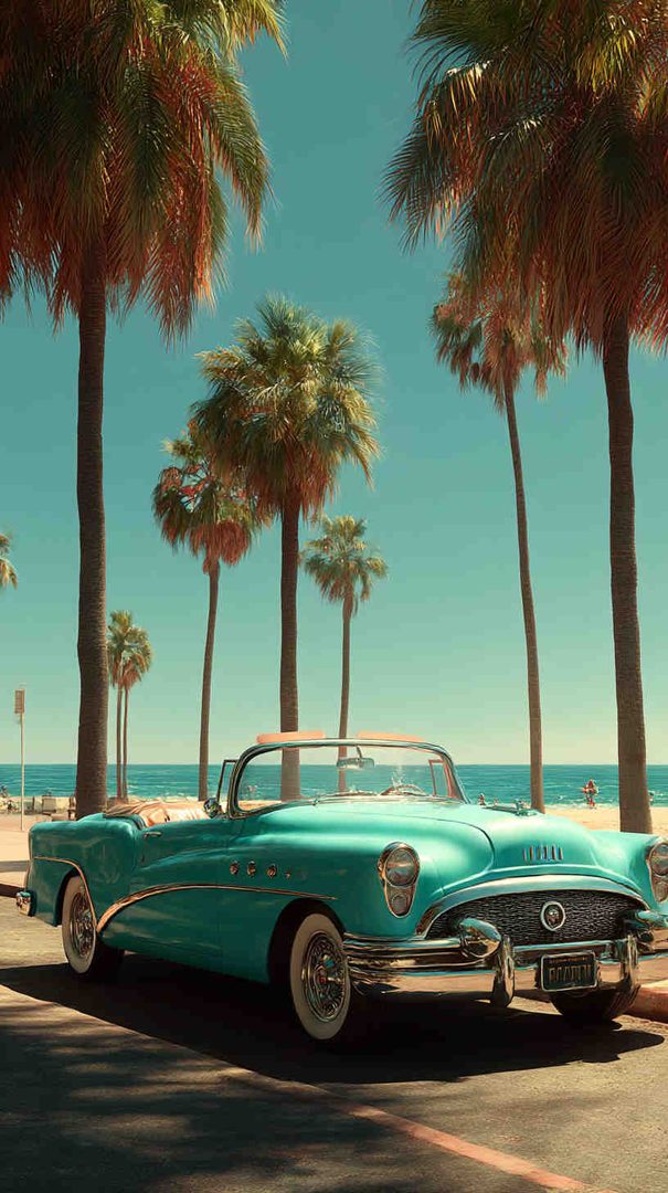 Retro Classic Car Wallpaper | Vintage Auto Vibes