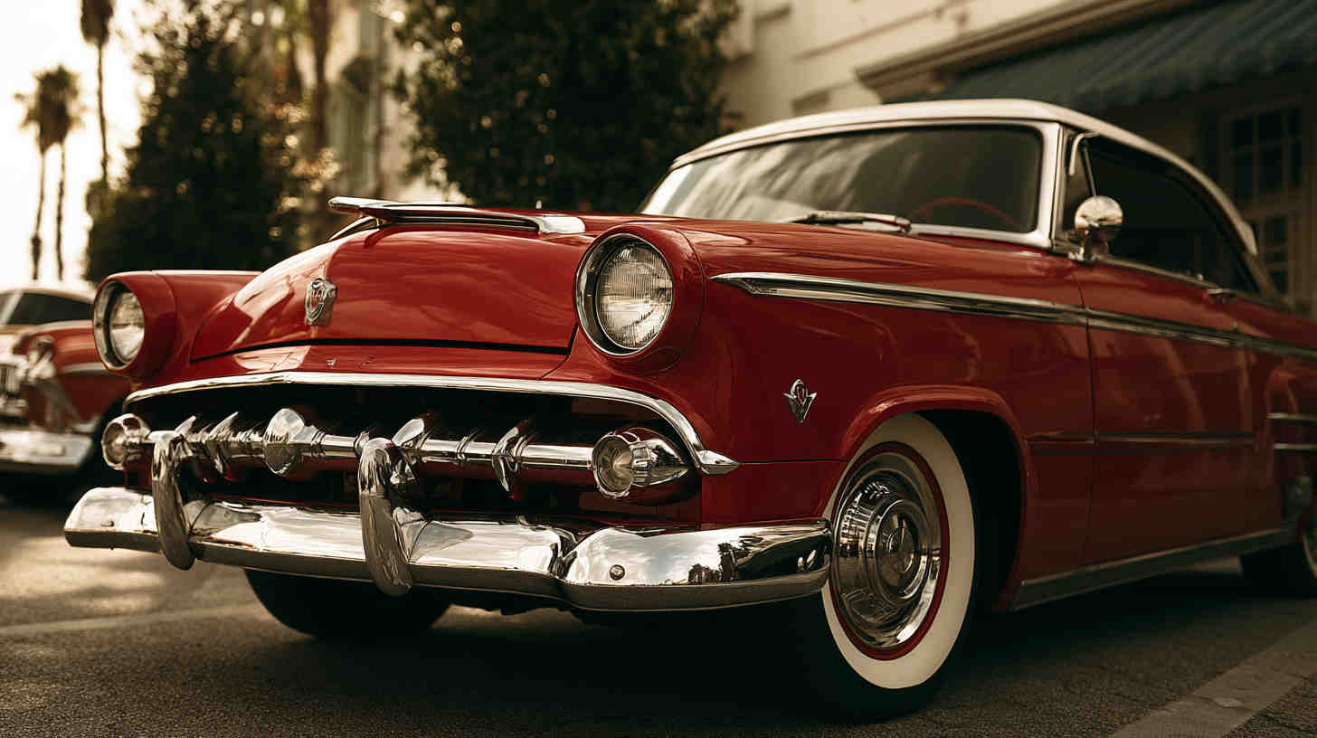 Retro Classic Car Wallpaper | Vintage Auto Vibes