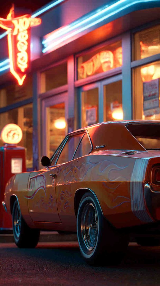 Hot Wheels Wallpaper – Fun Retro Toy Car Backgrounds