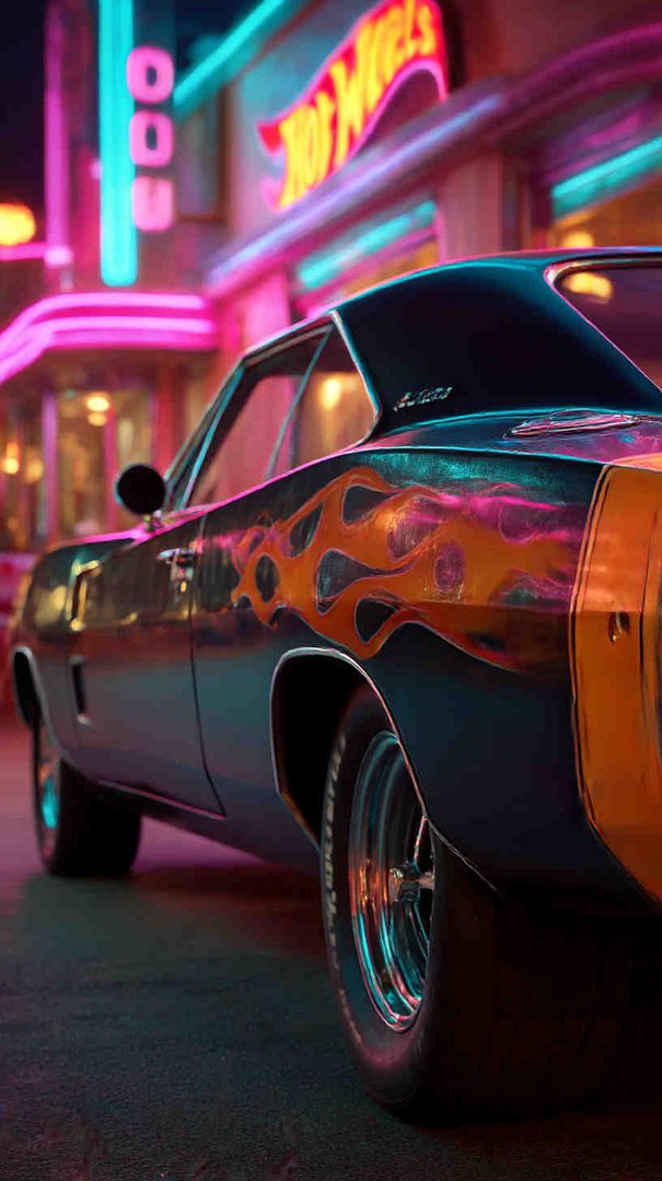 Hot Wheels Wallpaper – Fun Retro Toy Car Backgrounds