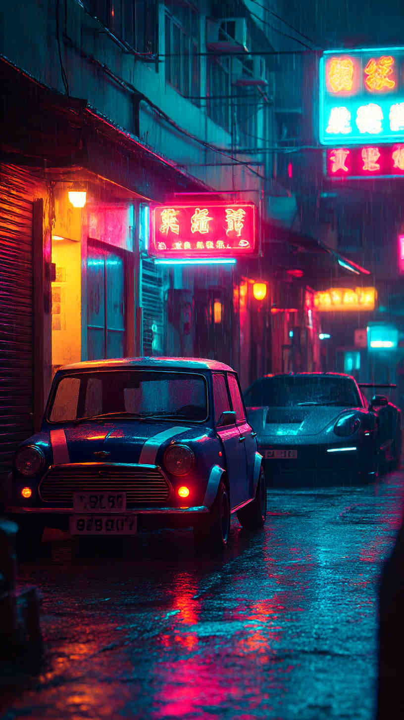 Mini Cooper Wallpaper – Cute Retro Car Aesthetic