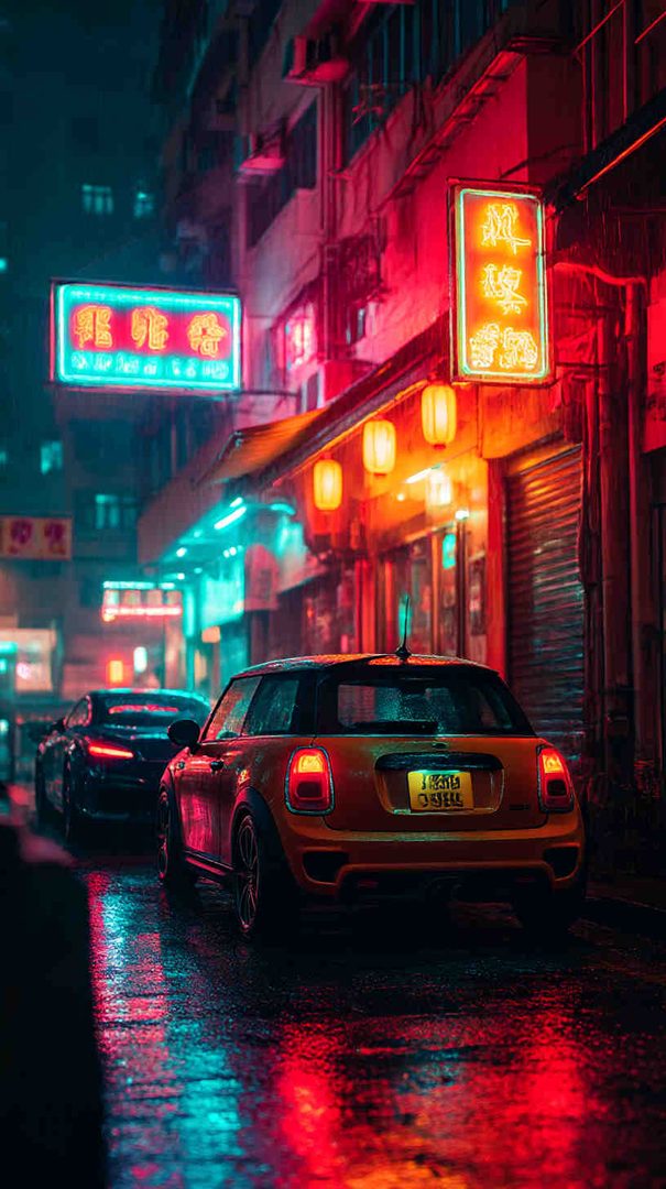 Mini Cooper Wallpaper – Cute Retro Car Aesthetic