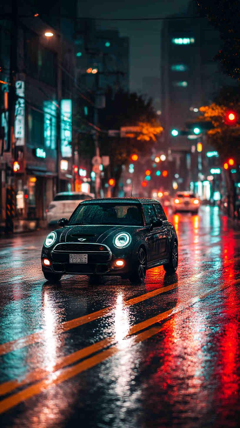 Mini Cooper Wallpaper – Cute Retro Car Aesthetic