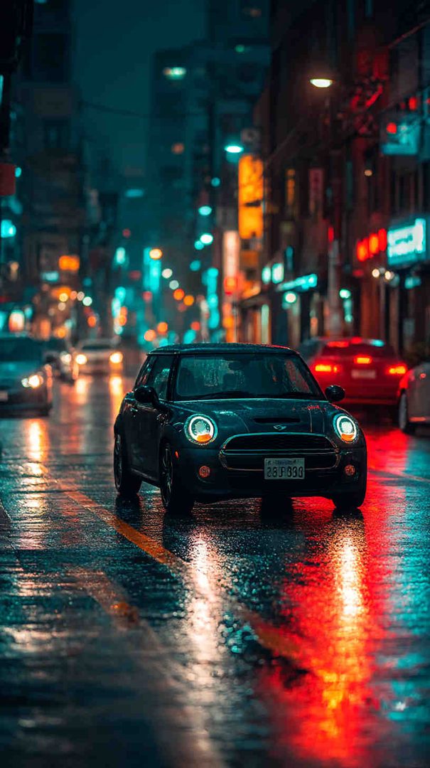 Mini Cooper Wallpaper – Cute Retro Car Aesthetic