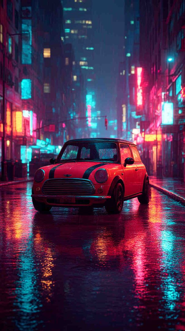 Mini Cooper Wallpaper – Cute Retro Car Aesthetic