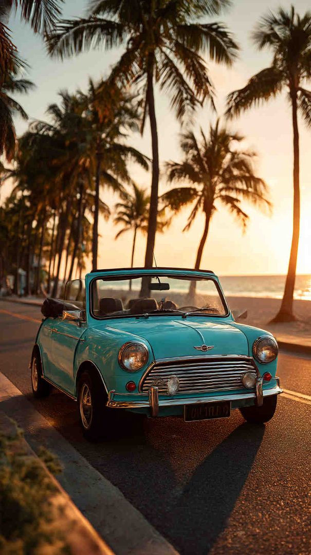 Mini Cooper Wallpaper – Cute Retro Car Aesthetic