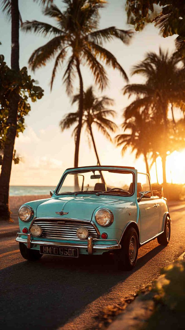 Mini Cooper Wallpaper – Cute Retro Car Aesthetic