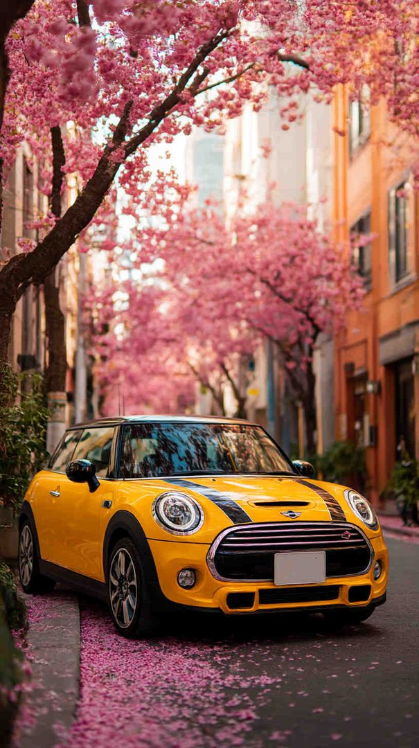 Mini Cooper Wallpaper – Cute Retro Car Aesthetic