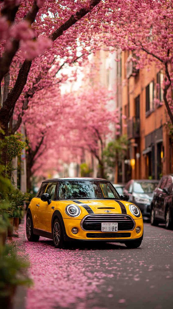 Mini Cooper Wallpaper – Cute Retro Car Aesthetic